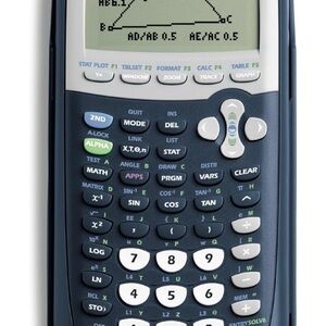 Texas Instruments TI-84 Plus Graphing Calculator - Black Used with Batteries